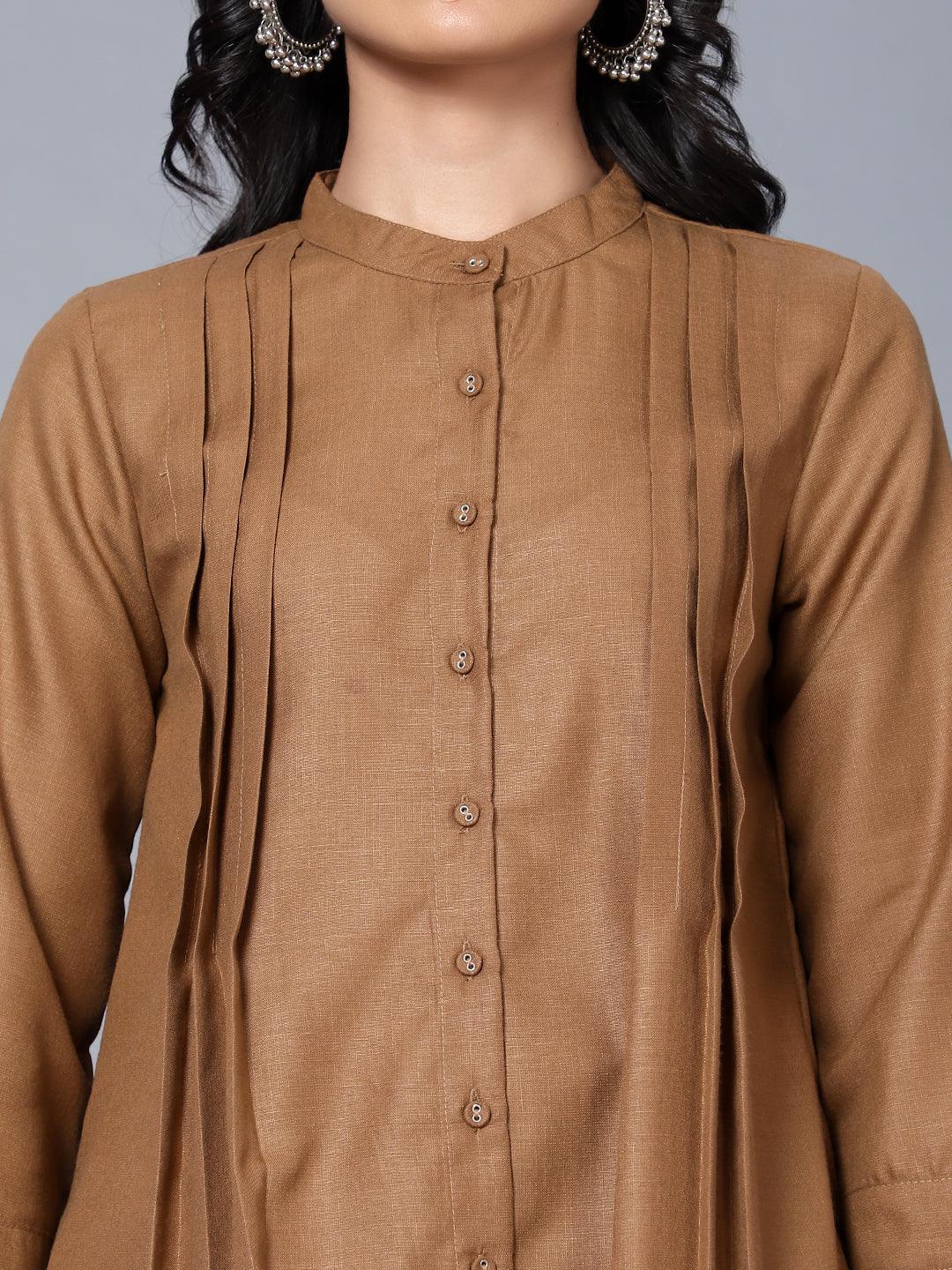 Innayat Brown Women Co-Ord Set